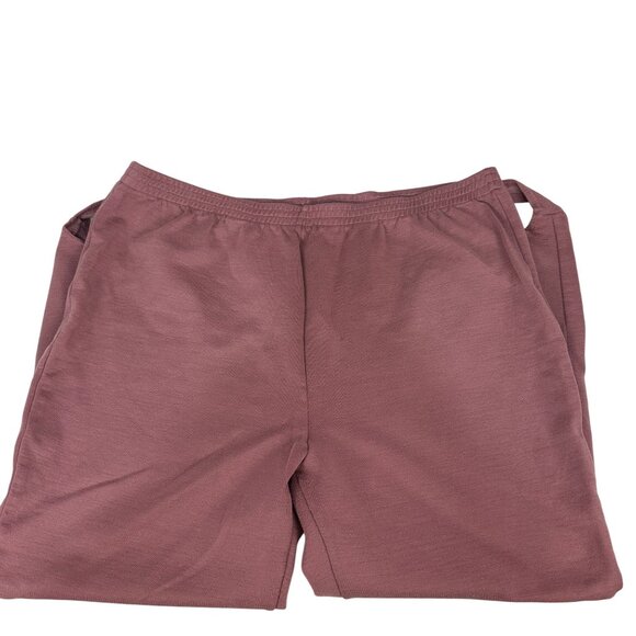 Bydesign Women Plus Size 3X Burgundy Stirrup Pants Stretch Fabric - Picture 8 of 11